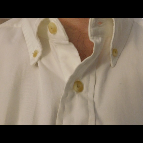 🎩EDDIE BAUER BUTTON DOWN WHITE CASUAL SHIRT🎩 - Picture 2 of 4